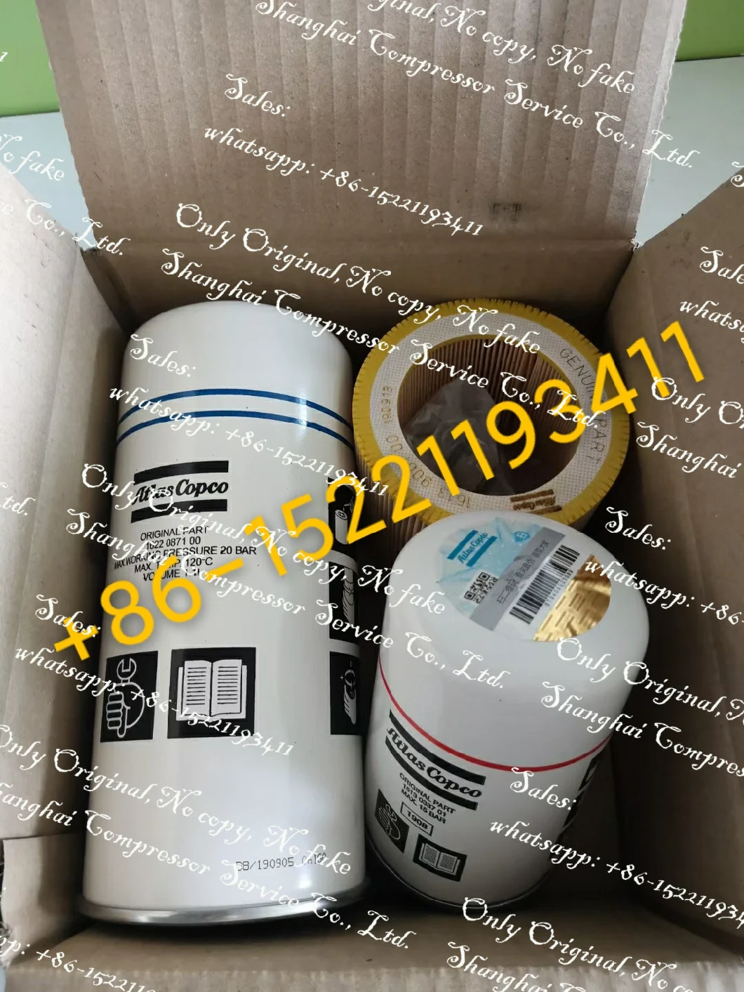 1616738280 1616738290 Air Compressor Head for Atlas Copco Gavsd+ Airend
