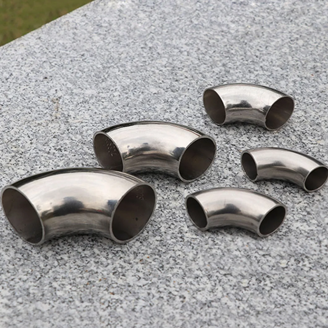 304 Stainless Steel 90 Degree Welding Bend Buttweld Elbow Connector