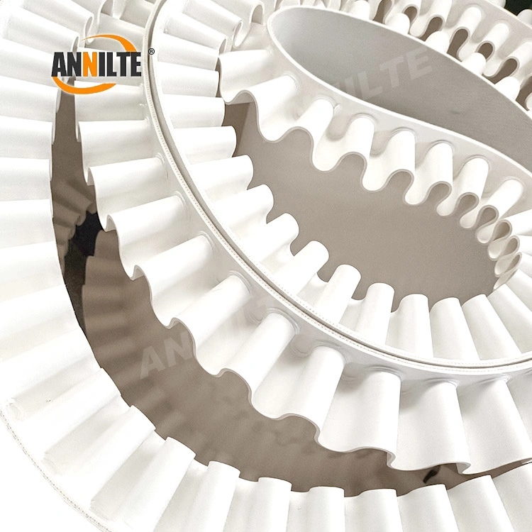 Annilte China High Quality Corrugated Skirt Sidewall Conveyor Belt