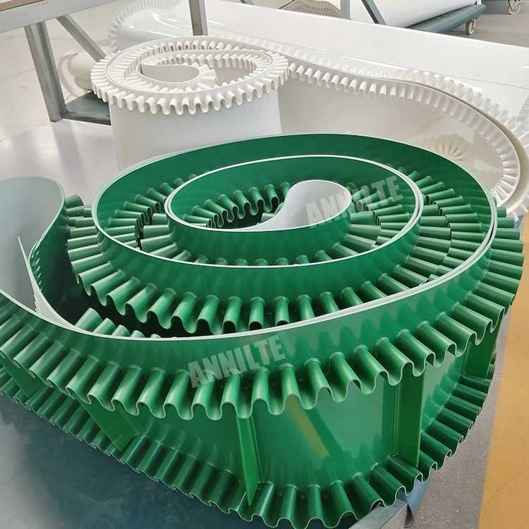 Annilte China High Quality Corrugated Skirt Sidewall Conveyor Belt