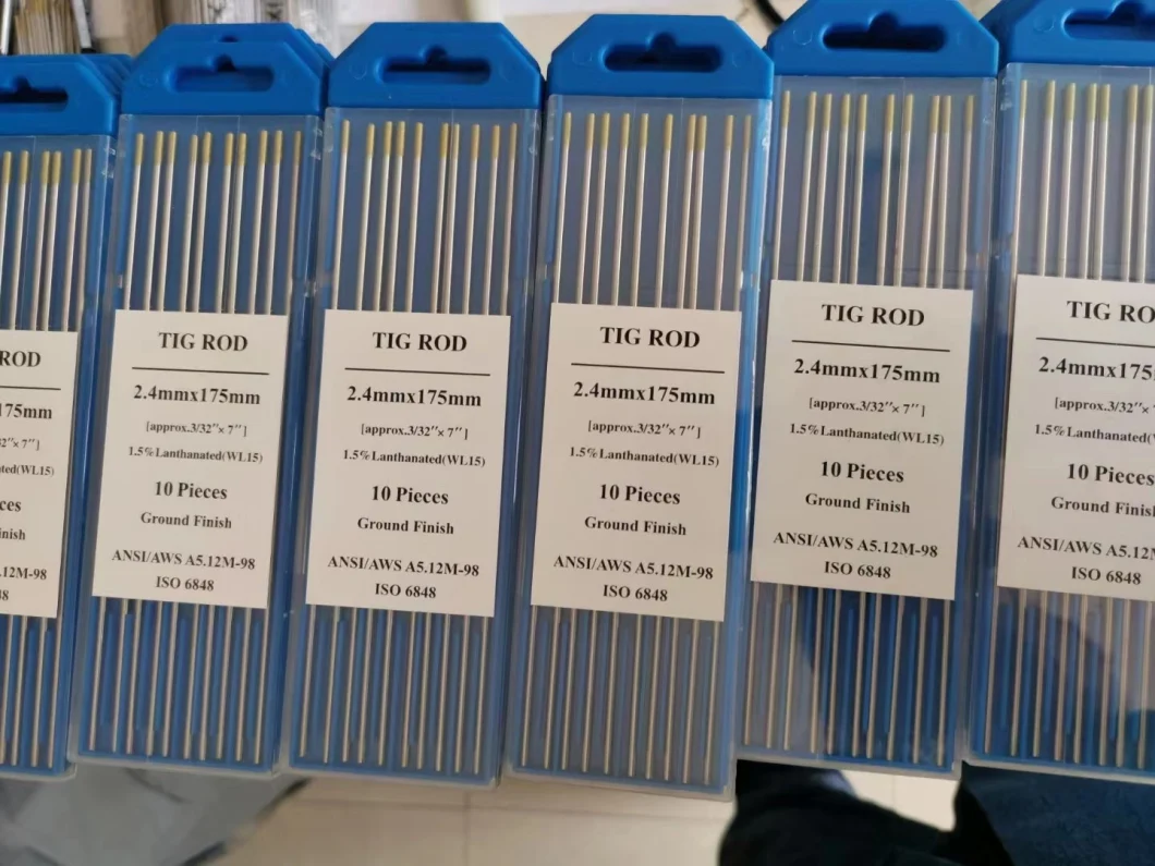 Dia3/32′ ′ Wolfram Tungsten Welding Rods Electrodes Pure Tungsten Arc Welding Electrodes