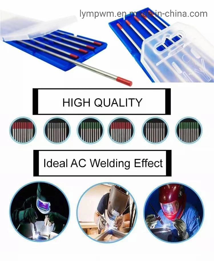 Dia3/32′ ′ Wolfram Tungsten Welding Rods Electrodes Pure Tungsten Arc Welding Electrodes