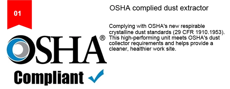 Dre Industrial Concrete Commercial High Quality Dust Collection Powder Collecting Floor Coating Self Cleaning Vacuum Cleaner