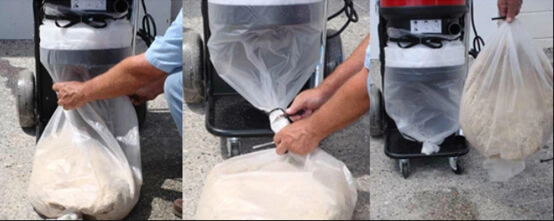 Dre Industrial Concrete Commercial High Quality Dust Collection Powder Collecting Floor Coating Self Cleaning Vacuum Cleaner