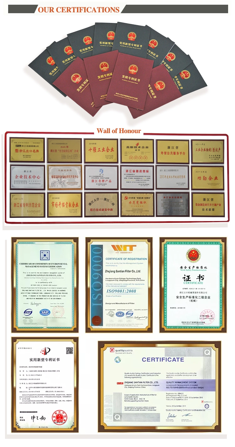 Excavator Good Quality Oil/Fuel/Water/Air/Hydraulic Filter Fj-3069 1907584 Lf3594 C-5705 Oil Filter