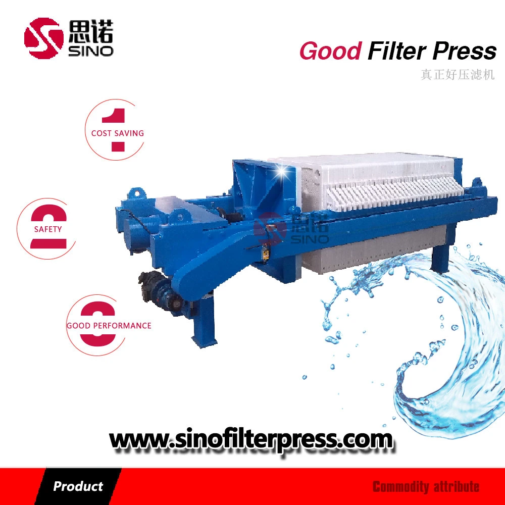 Hydraulic PP Chamber Plate Filter Press for Slurry Dewatering