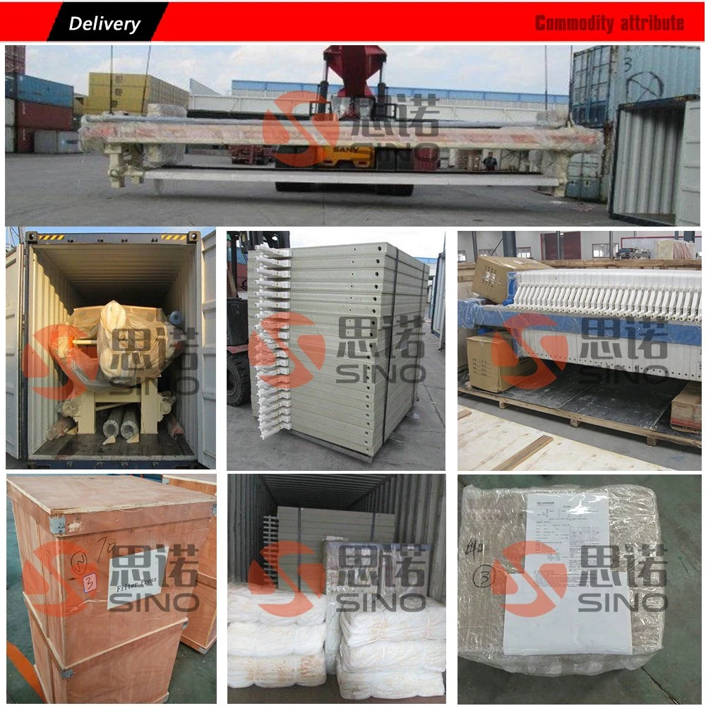 Hydraulic PP Chamber Plate Filter Press for Slurry Dewatering
