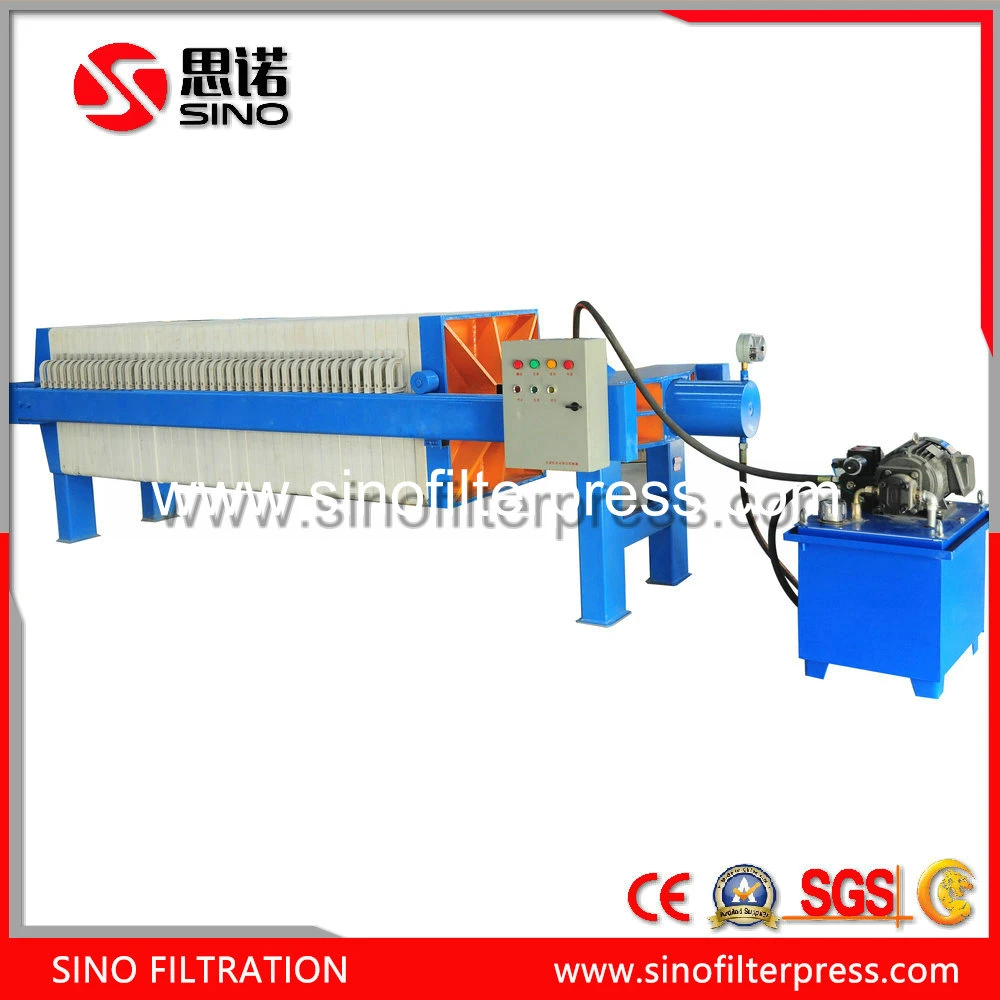 Hydraulic PP Chamber Plate Filter Press for Slurry Dewatering