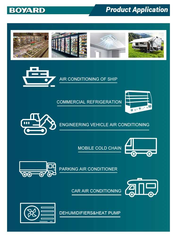 Replace Danfos Roof Mounted Air Conditioner Parts Caravan Air Conditioner Compressor for RV Truck Sleeper Cabin Aircon Jfsb180z48