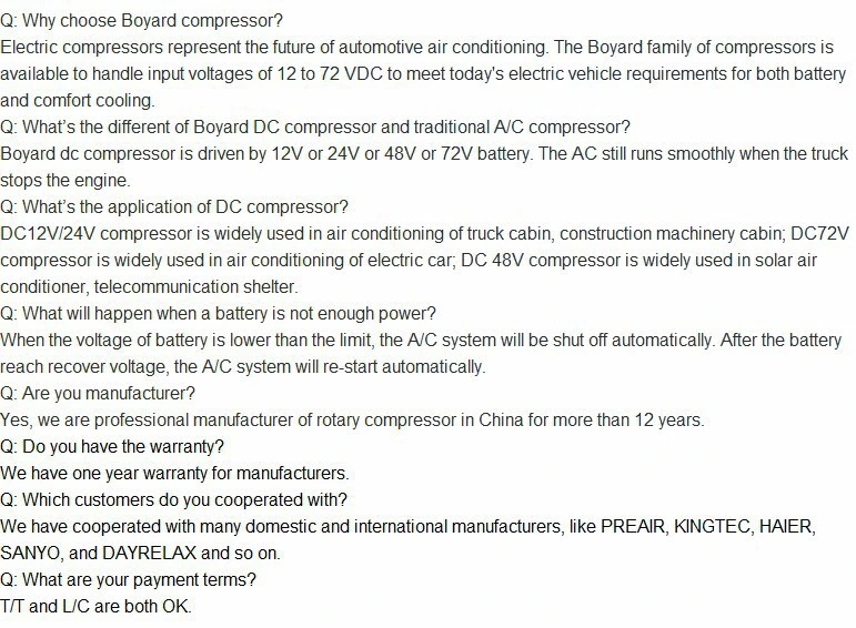 Replace Danfos Roof Mounted Air Conditioner Parts Caravan Air Conditioner Compressor for RV Truck Sleeper Cabin Aircon Jfsb180z48