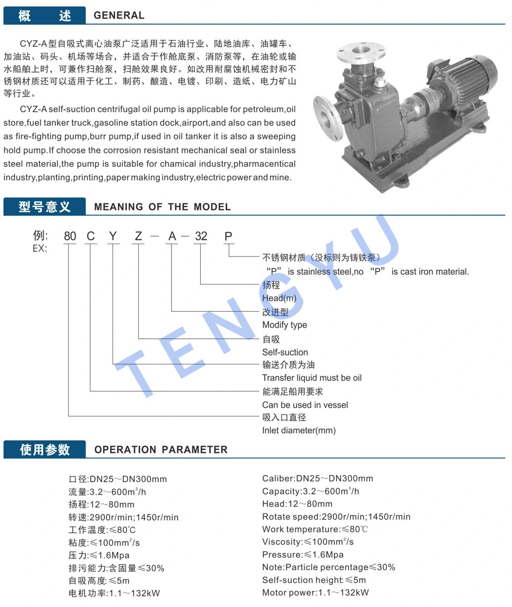 SS304 Stainless Steel Self-Priming Driven Magnetic Pump