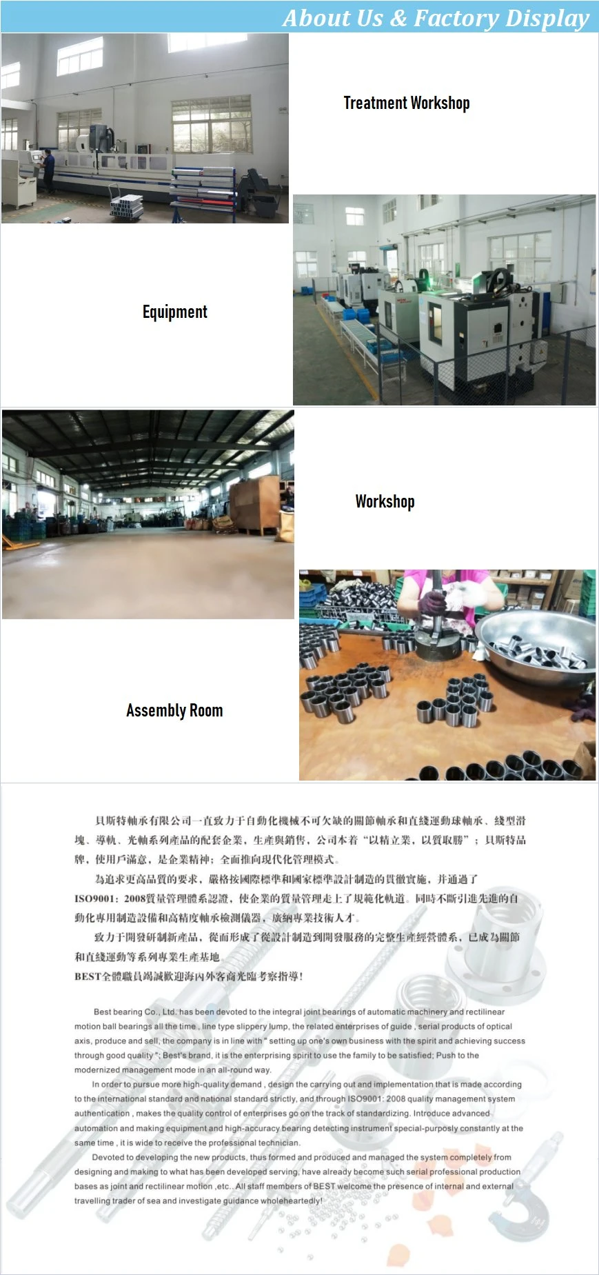 Self-Lubricating Bearings Male Thread Steel on Ptee-Metallic Fabric Maintenance Free Rod Ends for Hydraulic and Pneumatic Cylinder (SA14T/K)