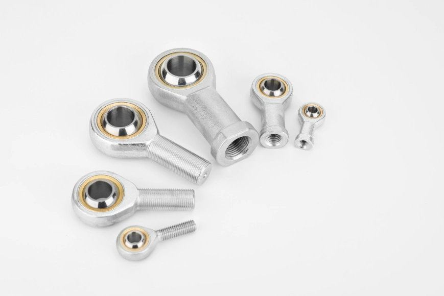 Self-Lubricating Bearings Male Thread Steel on Ptee-Metallic Fabric Maintenance Free Rod Ends for Hydraulic and Pneumatic Cylinder (SA14T/K)