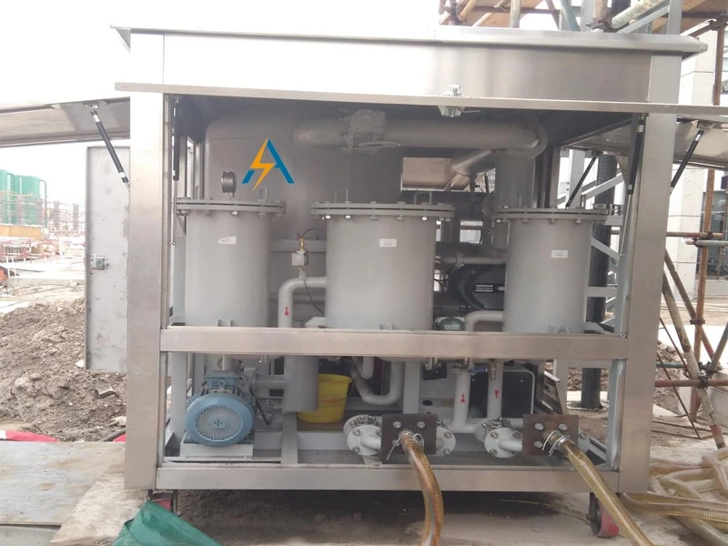 Super High Voltage 1000kv Transformer Oil Regeneration and Decoloring System Plant