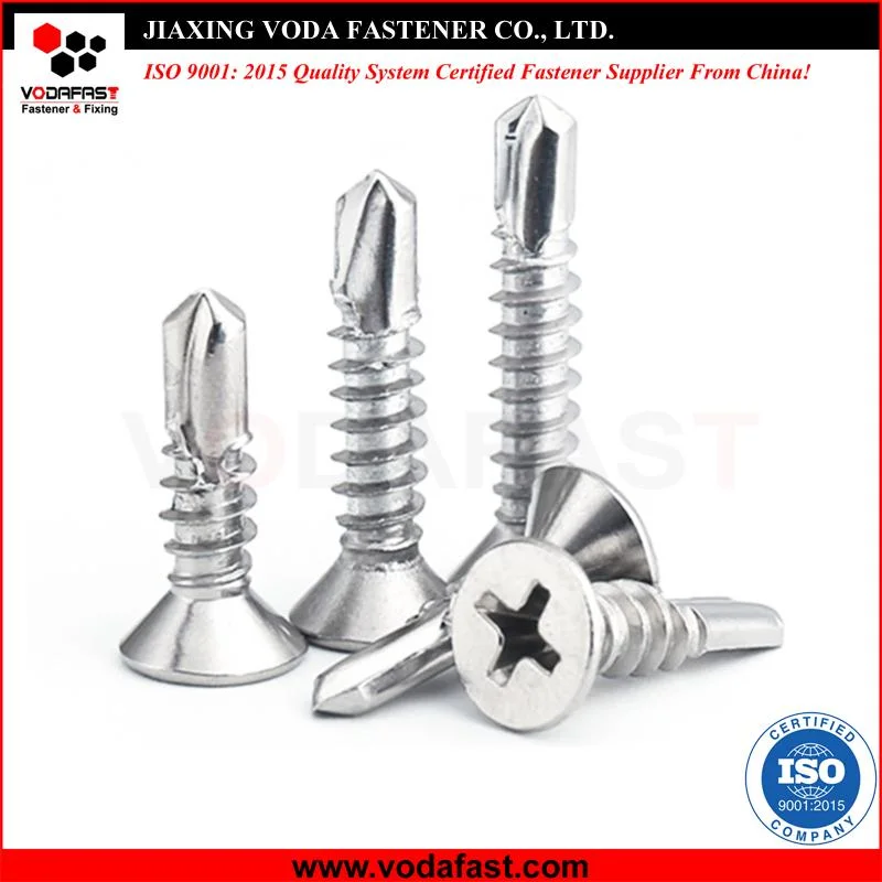 Vodafast DIN7504p Countersunk Head Self Drilling Screw with Nibs