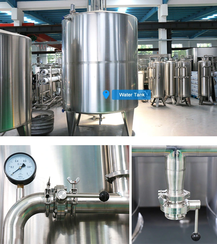 Zhangjiagang Automatic Industrial Drinking Pure Mineral Water RO Reverse Osmosis Water Filters Water Treatment Purifucation System Purifying Plant