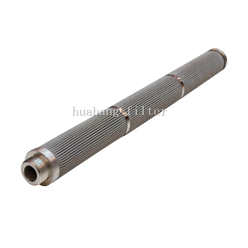 10/20/30/40 Inch Stainless Steel Sintered Filter Plain/Pleated Mesh Cartridge Filter with DOE/222/226 Adaptor