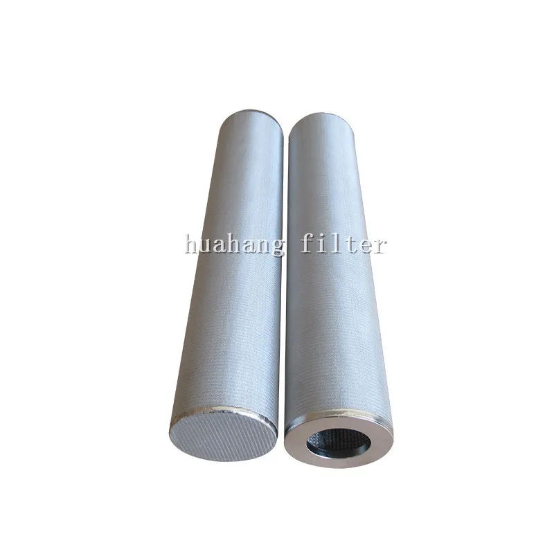 10/20/30/40 Inch Stainless Steel Sintered Filter Plain/Pleated Mesh Cartridge Filter with DOE/222/226 Adaptor