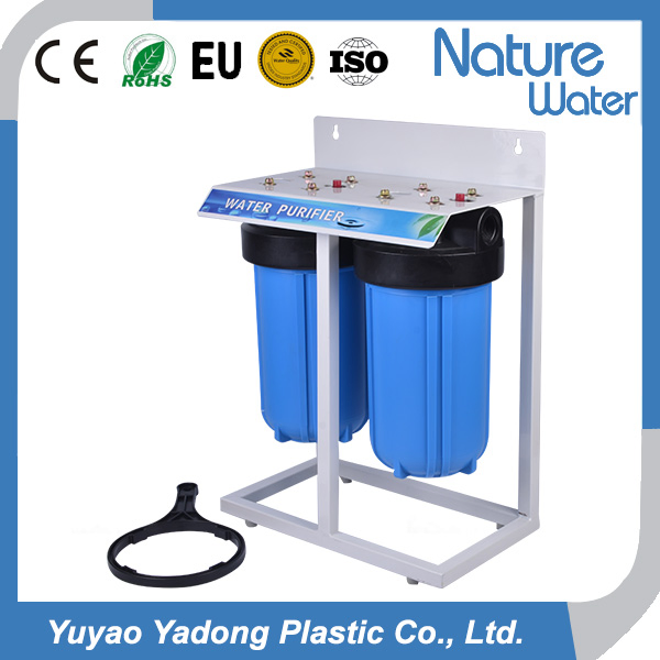 10' Blue Jumbo Water Filter Water Purifier with Steel Shelf