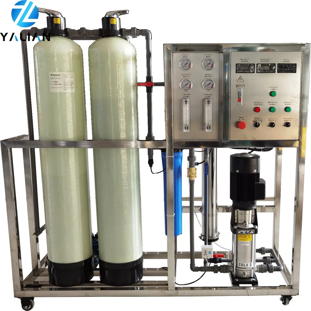 1000lph Manual Control FRP Water Purification Reverse Osmosis RO Plant Price