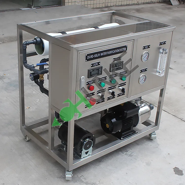 100lph Water Treatment Equipment/Water Treatment System/Reverse Osmosis RO Drinking Water Treatment Plant