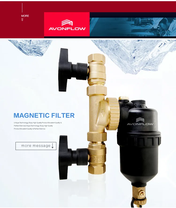 12000 Gauss Magnetic Filter Water Purifier Industrial Water Filter for Boiler Heating System