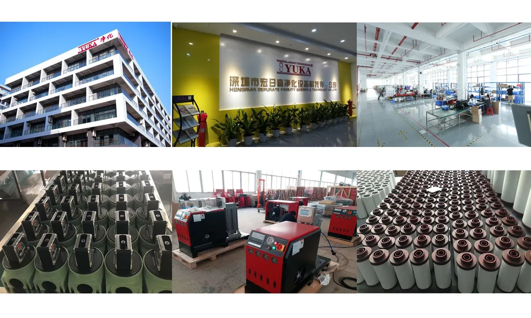 254cfm Industrial Air Filter Coalescing Air Filter with Automatic Drain