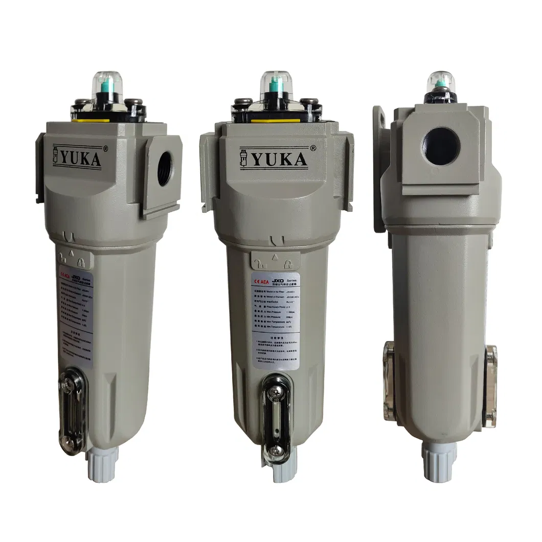 254cfm Industrial Air Filter Coalescing Air Filter with Automatic Drain