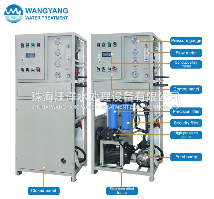 3tpd Reliable High Salinity RO Desalination System with Pre-Treatment for Seawater Desalination System