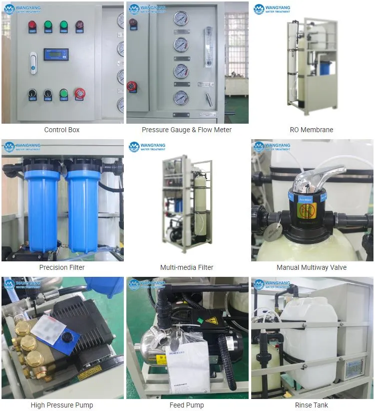 3tpd Small RO Seawater Desalination Plant for Boat Yacht Marine