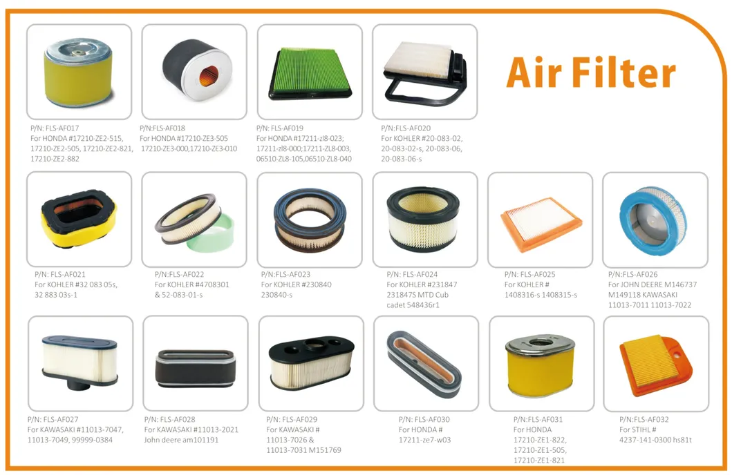 Air Filter for Honda 17210-759-013 GX610, GX620, GX670 and GXV670 engines; H6522 compact tractors
