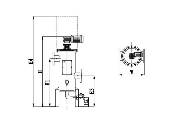 Backflush Self Cleaning Strainer for Cooling Tower
