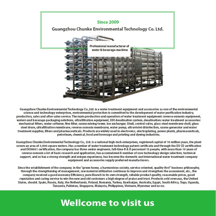 Chunke 6tph Reverse Osmosis Water Treatment Plant Machine