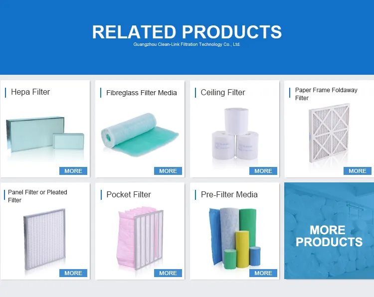 Clean-Link F9 H10 H11 H12 H13 HEPA V Bank Filter