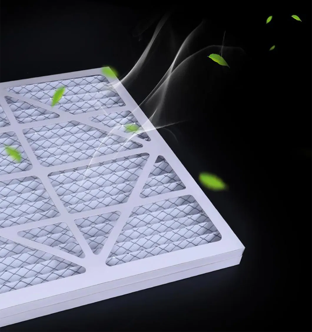 Clean Room G4 Efficiency Cardboard Frame Green Panel Air Pre-Filter