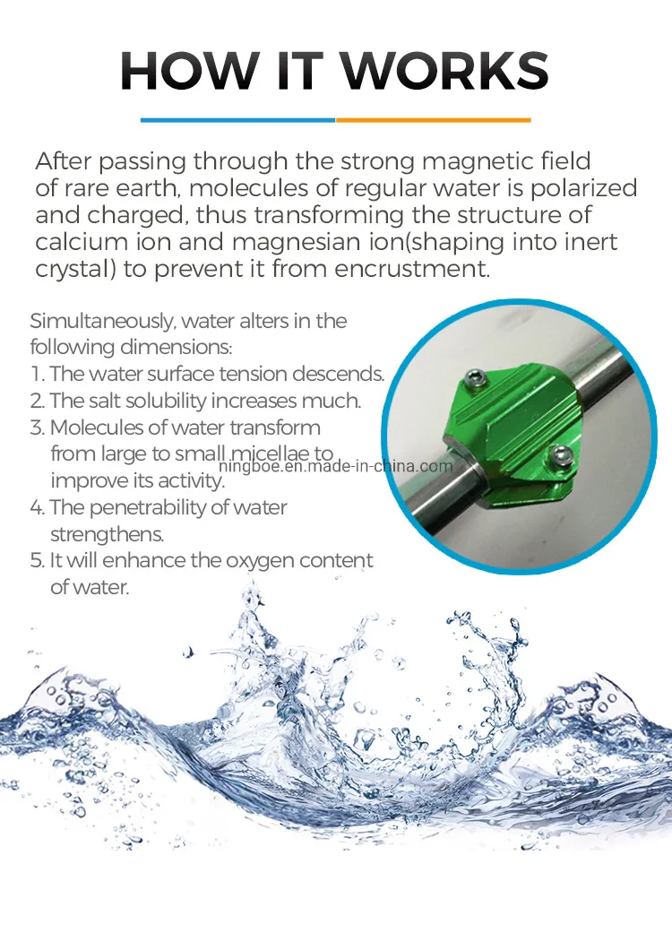 Dailymag Hot Sales Magiko 12800 Gauss Y2-M Magnetic Water Softener Magnetic Water Conditioner Magnetic Filter