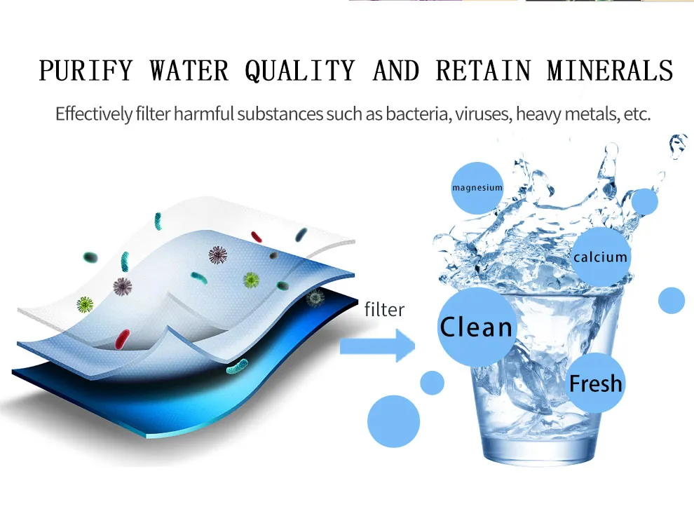 Durable Long Service Life Multiple Medium Filter RO Plant Water Filter