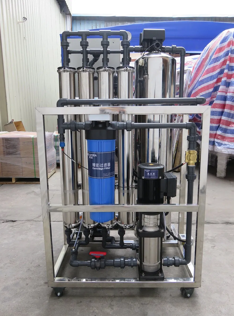 Durable Long Service Life Multiple Medium Filter RO Plant Water Filter
