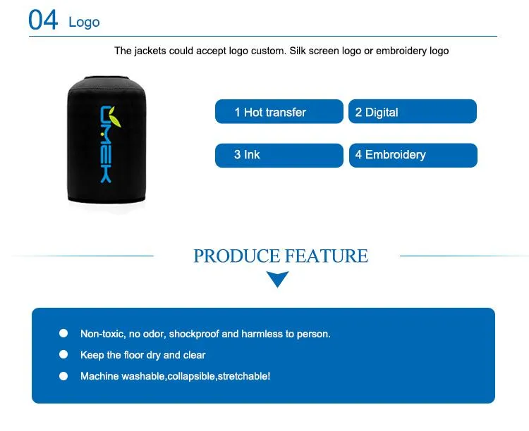 FRP Plastic Pressure Vessel Water Filter Tank Jacket / Cover with Logo Printing