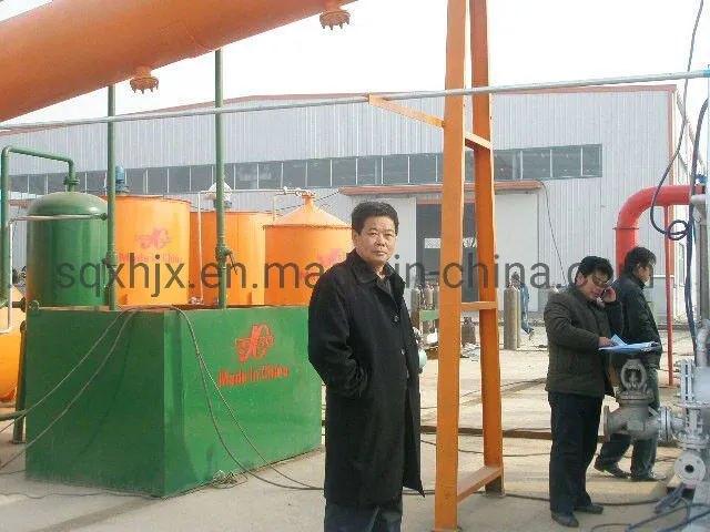 Green Type Fuel Oil Refining Distillation Plant 10tpd