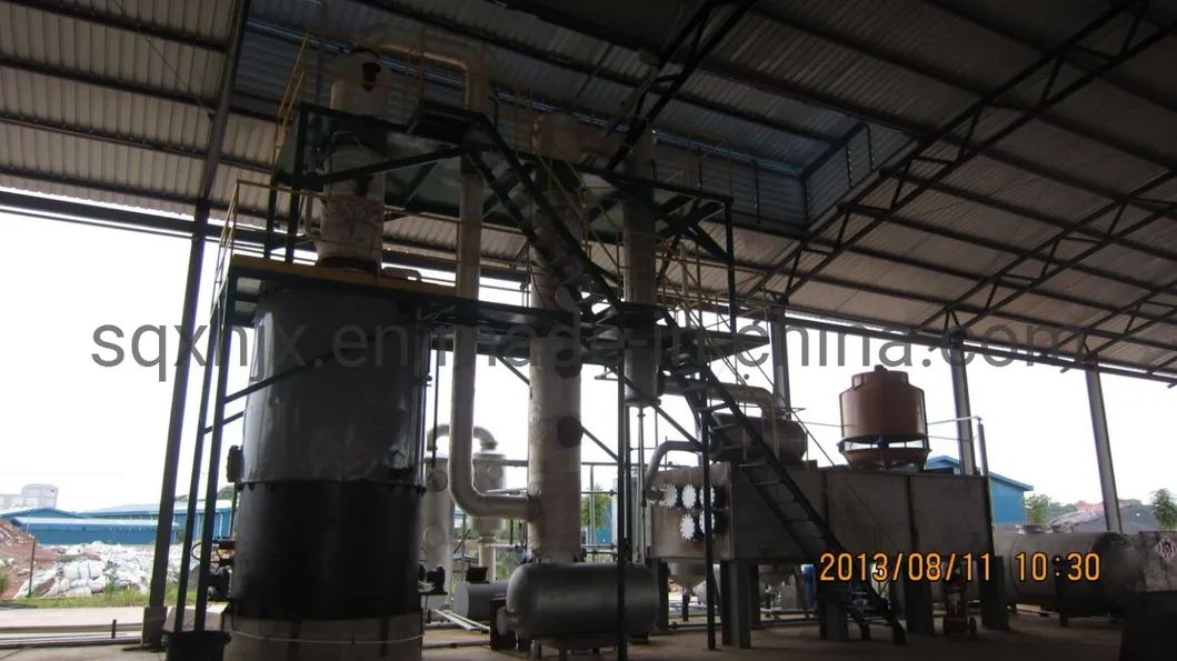 Green Type Fuel Oil Refining Distillation Plant 10tpd