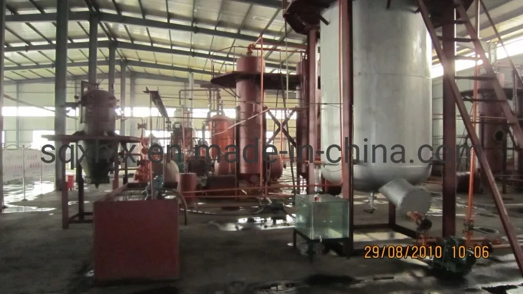 Green Type Fuel Oil Refining Distillation Plant 10tpd