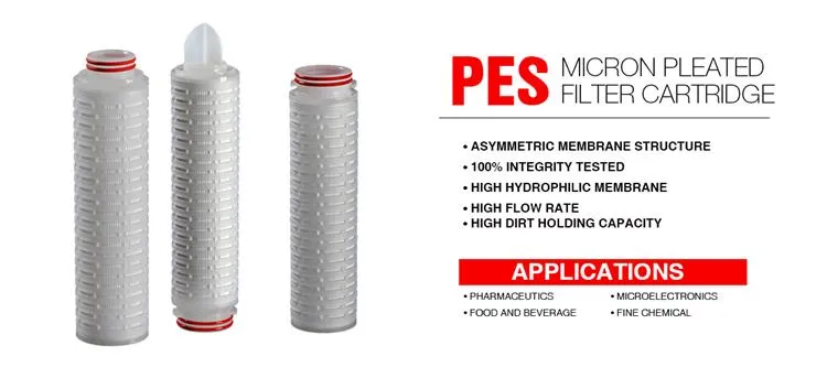 Hfu640CAS010j Ultipleat High Flow Filter Cartridge for RO System Hfu620CAS010juw