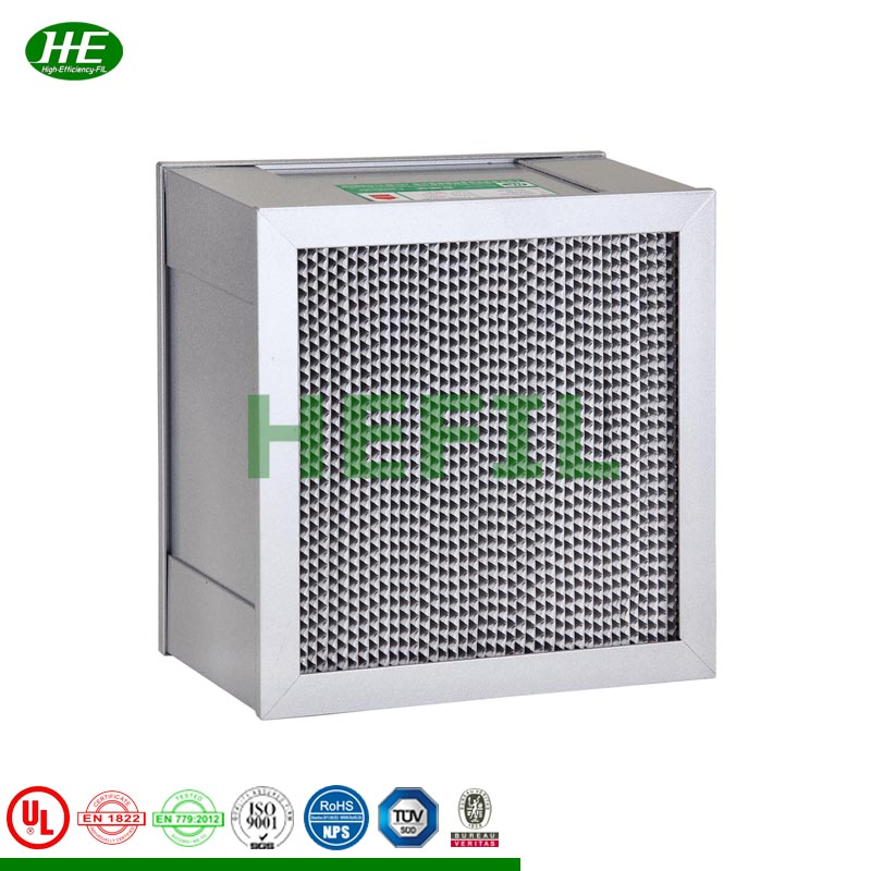 High Efficiency Deep Pleated Separator HEPA Air Filter with Clapboard