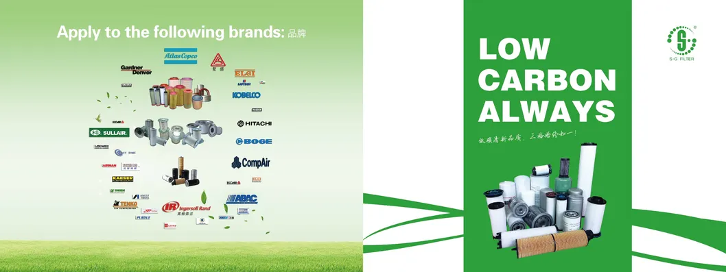 High Efficiency Replacement Compressor Part Oil Filter 1513033700 1513033701 2903033700