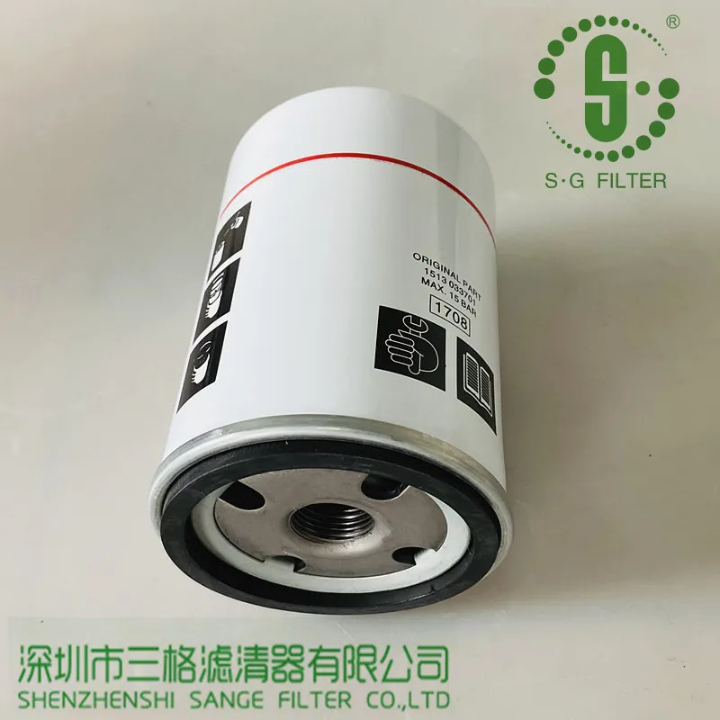 High Efficiency Replacement Compressor Part Oil Filter 1513033700 1513033701 2903033700