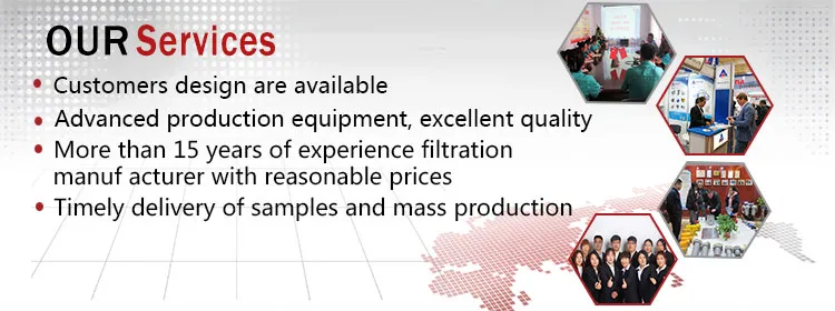 High pressure circuits of hydraulic in-line filter element V3.0817-16