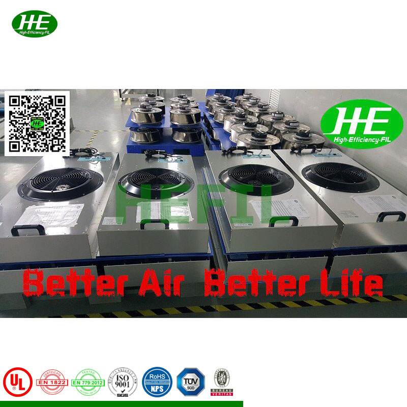 Industrial Motorized Blower Exhaust HEPA Fan Filter Unit FFU