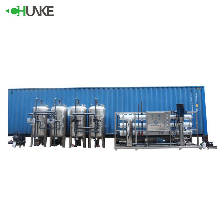 Industrial Professional Filter Systems RO Water Treatment Plant with Silver Water Tank