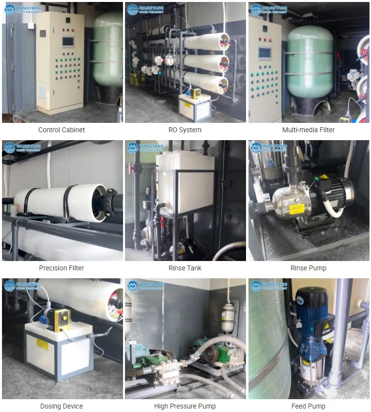 Industrial Reverse Osmosis Salt Water Desalination Plant System